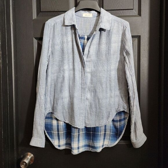 Bella Dahl High Low Button Down - Picture 6 of 16